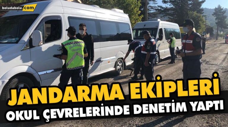 JANDARMA EKİPLERİ OKUL ÇEVRELERİNDE DENETİM YAPTI