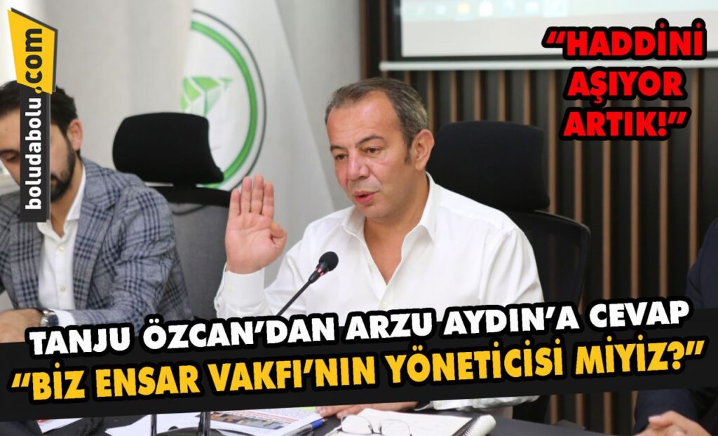 Tanju Özcan’dan Arzu Aydın’a cevap Tanju Özcan’dan Arzu Aydın’a cevap