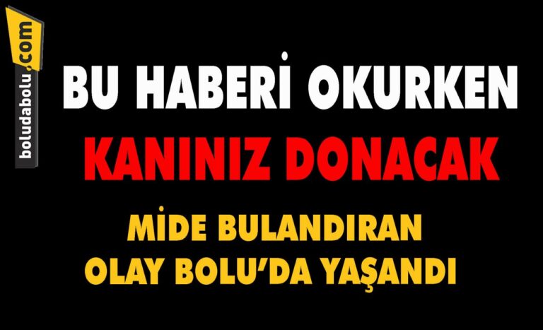 Bu haberi okurken kanınız donacak