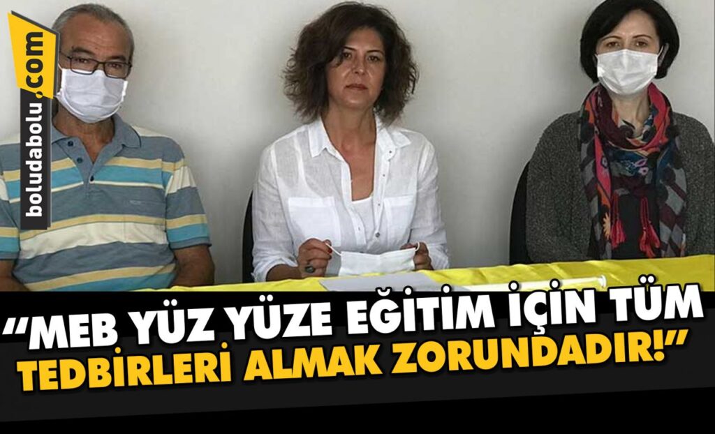 “MEB YÜZ YÜZE EĞİTİM İÇİN TÜM TEDBİRLERİ ALMAK ZORUNDADIR!” “MEB YÜZ YÜZE EĞİTİM İÇİN TÜM TEDBİRLERİ ALMAK ZORUNDADIR!”