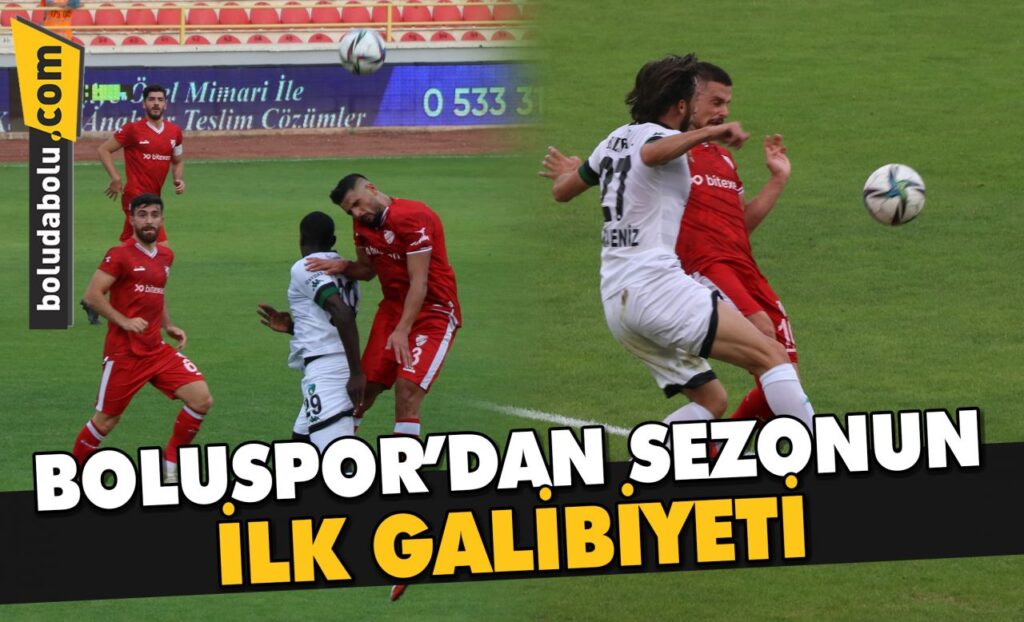 BOLUSPOR’DAN SEZONUN İLK GALİBİYETİ BOLUSPOR’DAN SEZONUN İLK GALİBİYETİ