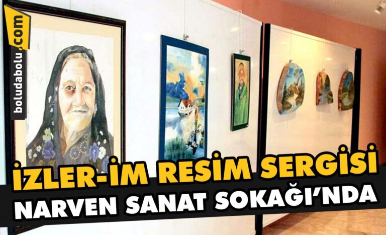 İzler-im resim sergisi Narven Sanat Sokağı’nda