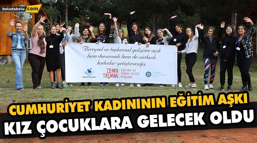 KIZ ÖĞRENCİLER EĞİTİM KAMPINDA BULUŞTU