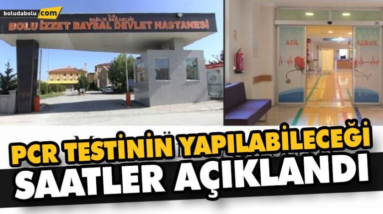 PCR TESTİNİN YAPILABİLECEĞİ SAATLER AÇIKLANDI