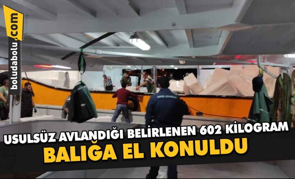 Düzce’de usulsüz avlandığı belirlenen 602 kilogram balığa el konuldu Düzce’de usulsüz avlandığı belirlenen 602 kilogram balığa el konuldu