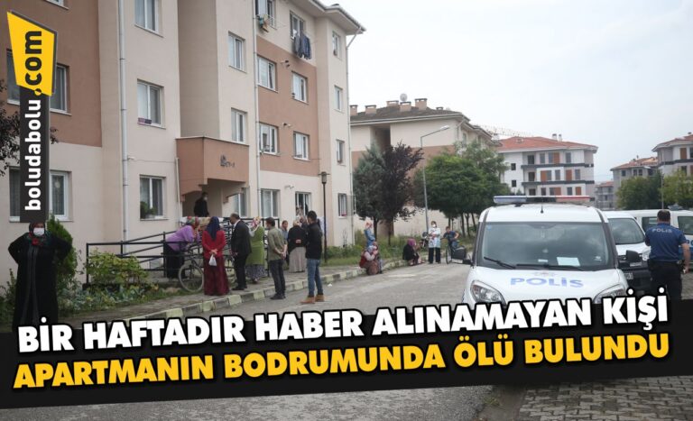 Düzce’de bir haftadır haber aIınamayan kişi apartmanın bodrumunda ölü bulundu