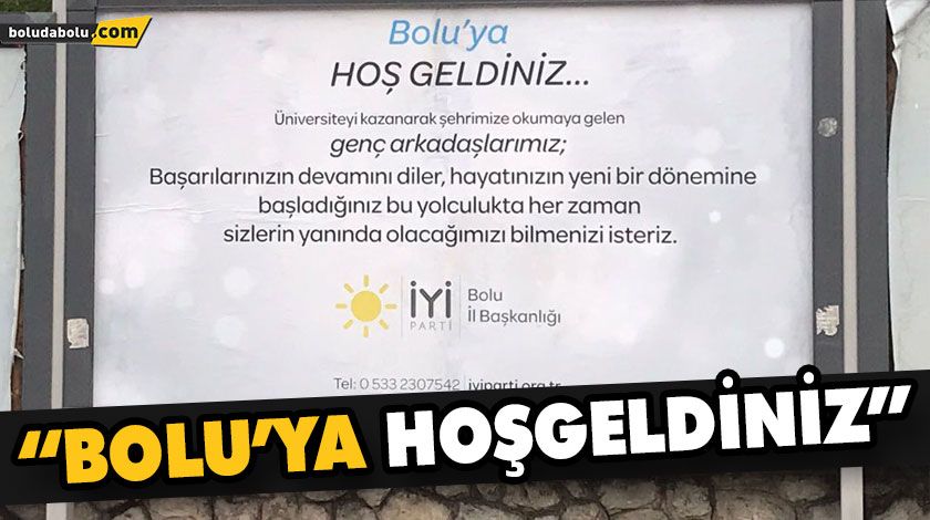 İYİ PARTİ’DEN ÖĞRENCİLERE AFİŞLİ JEST İYİ PARTİ’DEN ÖĞRENCİLERE AFİŞLİ JEST
