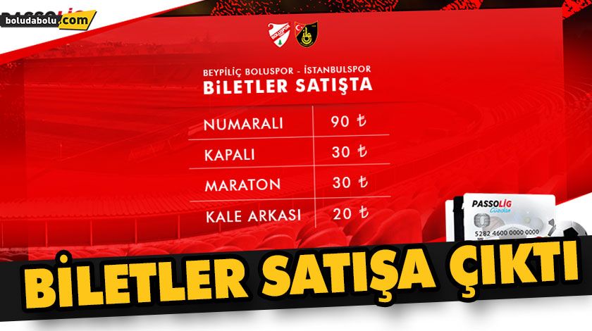 BİLETLER SATIŞA ÇIKTI BİLETLER SATIŞA ÇIKTI