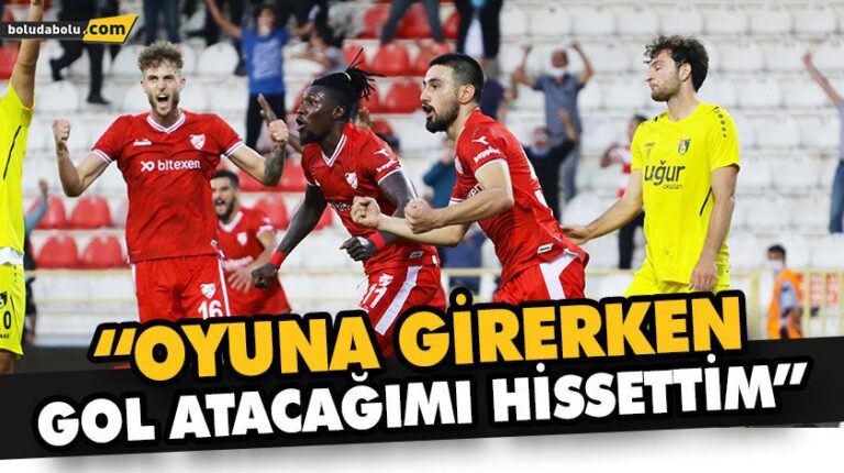 “OYUNA GİRERKEN GOL ATACAĞIMI HİSSETTİM”