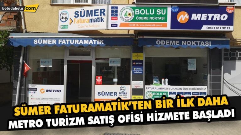 METRO TURİZM SATIŞ OFİSİ HİZMETE BAŞLADI