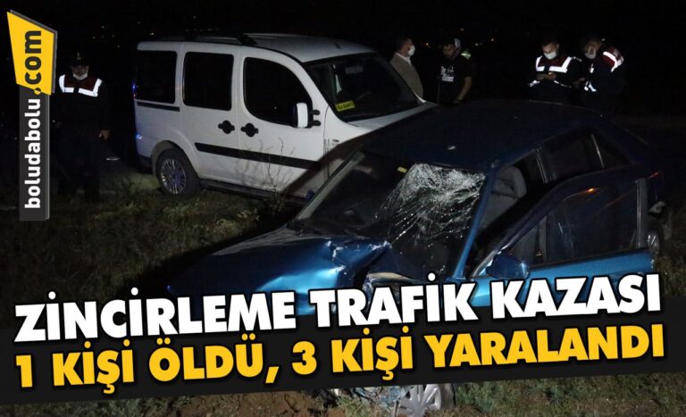 Düzce’deki zincirleme trafik kazasında 1 kişi öldü, 3 kişi yaralandı