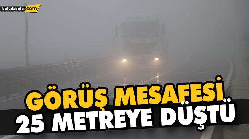 BOLU DAĞI’NDA SİS VE SAĞANAK ETKİLİ OLUYOR BOLU DAĞI’NDA SİS VE SAĞANAK ETKİLİ OLUYOR