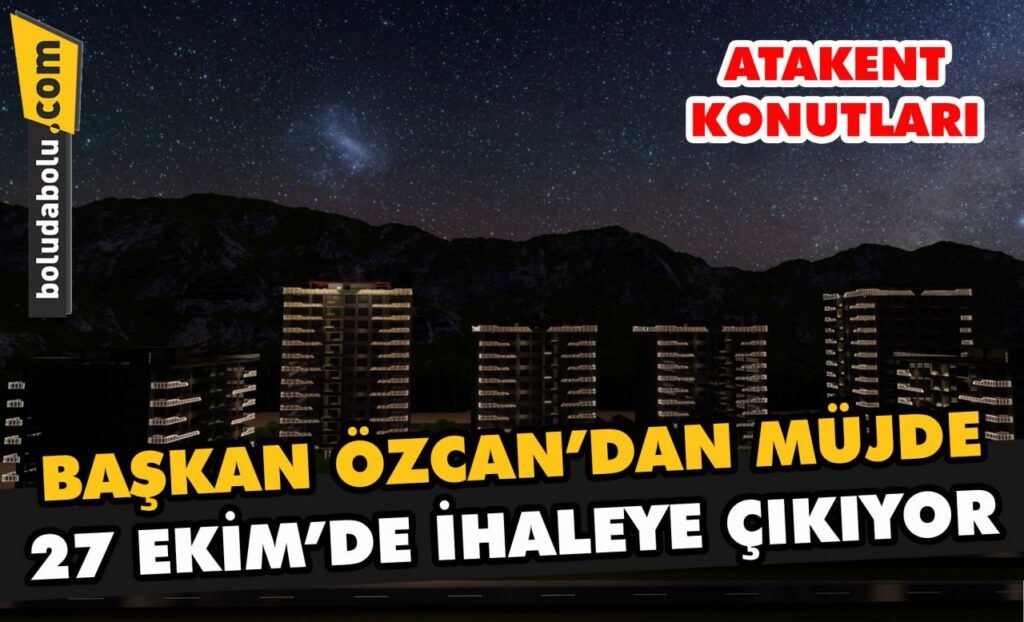 Başkan Özcan’dan bir müjde daha Başkan Özcan’dan bir müjde daha