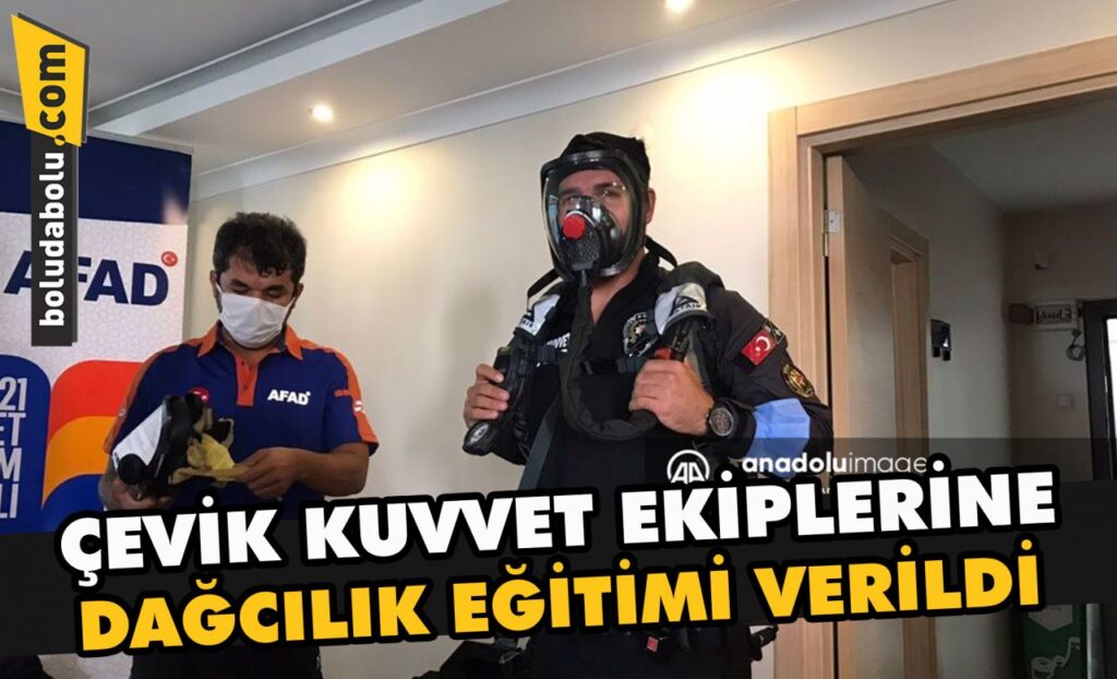 Bolu’da çevik kuvvet ekiplerine arama kurtarma ve dağcılık eğitimi verildi Bolu’da çevik kuvvet ekiplerine arama kurtarma ve dağcılık eğitimi verildi