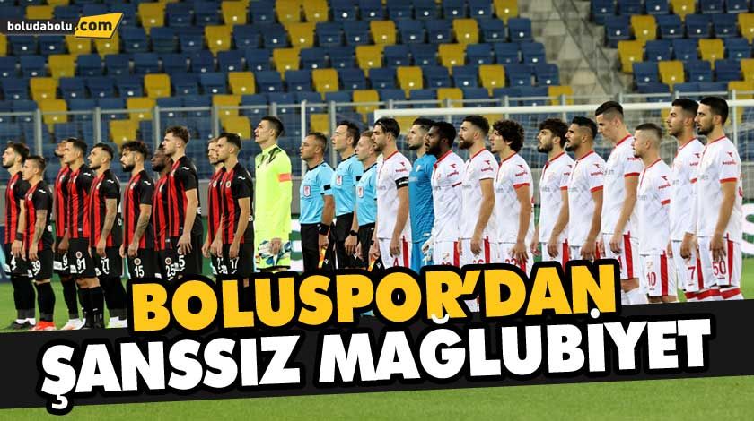 BOLUSPOR, BAŞKENT’TE MAĞLUP BOLUSPOR, BAŞKENT’TE MAĞLUP