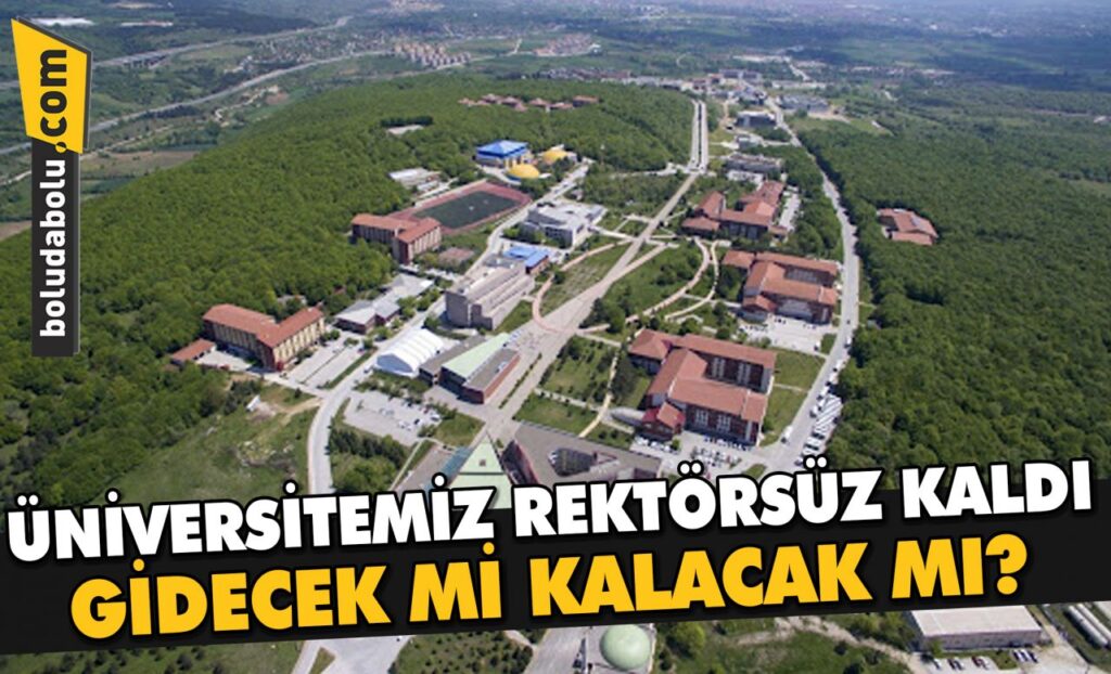 Üniversitemiz rektörsüz kaldı Üniversitemiz rektörsüz kaldı
