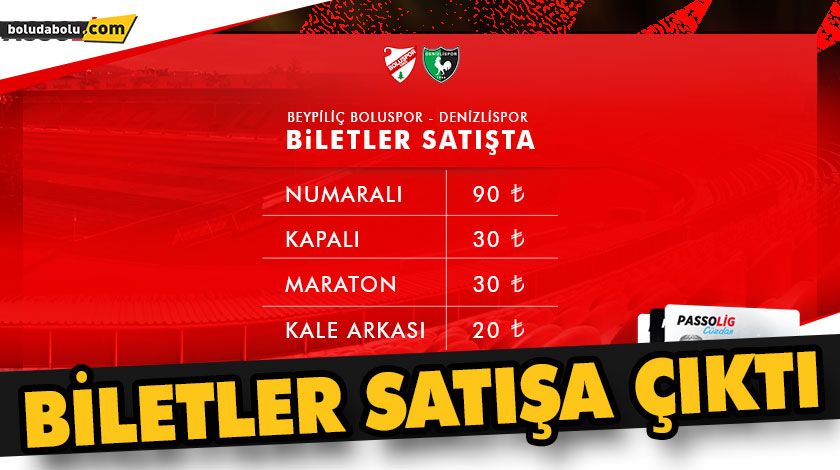 BİLETLER SATIŞA ÇIKTI BİLETLER SATIŞA ÇIKTI