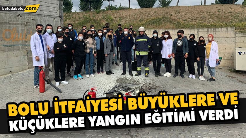 BOLU İTFAİYESİ BÜYÜKLERE VE KÜÇÜKLERE YANGIN EĞİTİMİ VERDİ BOLU İTFAİYESİ BÜYÜKLERE VE KÜÇÜKLERE YANGIN EĞİTİMİ VERDİ