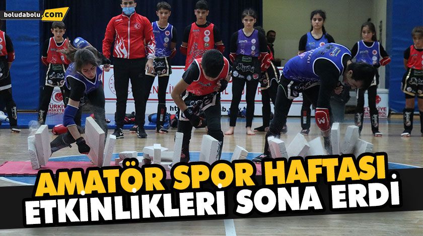 AMATÖR SPOR HAFTASI ETKİNLİKLERİ SONA ERDİ AMATÖR SPOR HAFTASI ETKİNLİKLERİ SONA ERDİ
