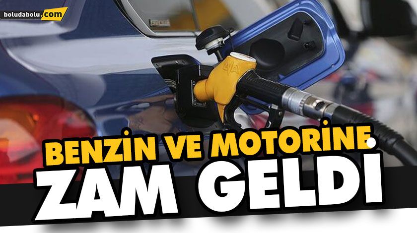 BENZİN VE MOTORİNE ZAM GELDİ BENZİN VE MOTORİNE ZAM GELDİ