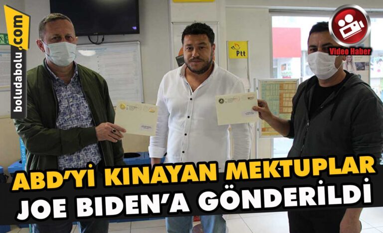 ABD’yi kınayan mektuplar Joe Biden’a gönderildi
