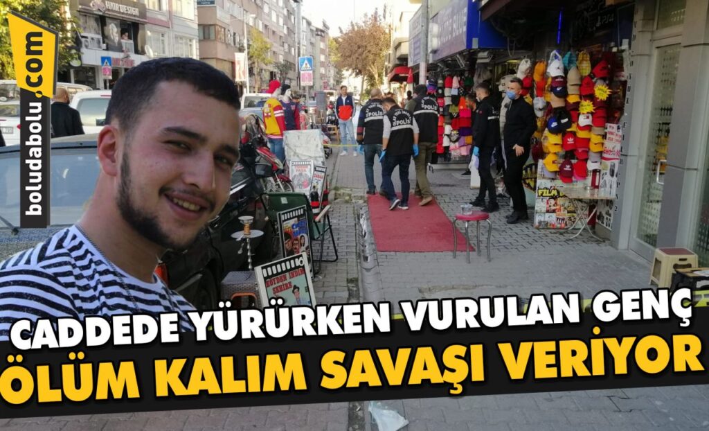 Kavga sırasında yoldan geçerken silahla yaralanan genç yaşam mücadelesi veriyor