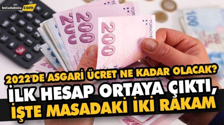 2022 asgari ücret zammı ne kadar olacak?