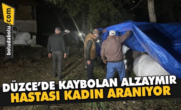 Düzce’de kaybolan alzaymır hastası kadın aranıyor