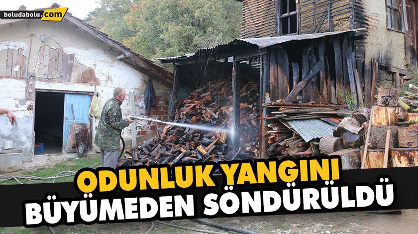 MUDURNU’DAKİ ODUNLUK YANGINI BÜYÜMEDEN SÖNDÜRÜLDÜ MUDURNU’DAKİ ODUNLUK YANGINI BÜYÜMEDEN SÖNDÜRÜLDÜ