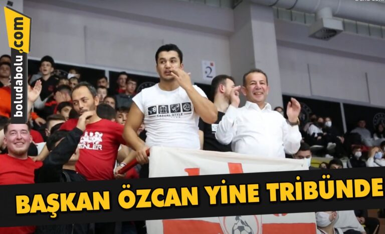 BAŞKAN YİNE TRİBÜNDE