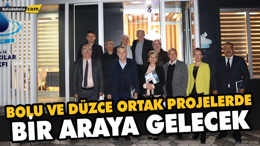 DÜZCE KALKINMA VE TANITMA VAKFI BBV’Yİ ZİYARET ETTİ DÜZCE KALKINMA VE TANITMA VAKFI BBV’Yİ ZİYARET ETTİ