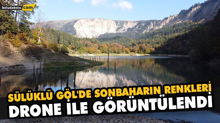 SÜLÜKLÜ GÖL’DE SONBAHARIN RENKLERİ DRONE İLE GÖRÜNTÜLENDİ SÜLÜKLÜ GÖL’DE SONBAHARIN RENKLERİ DRONE İLE GÖRÜNTÜLENDİ