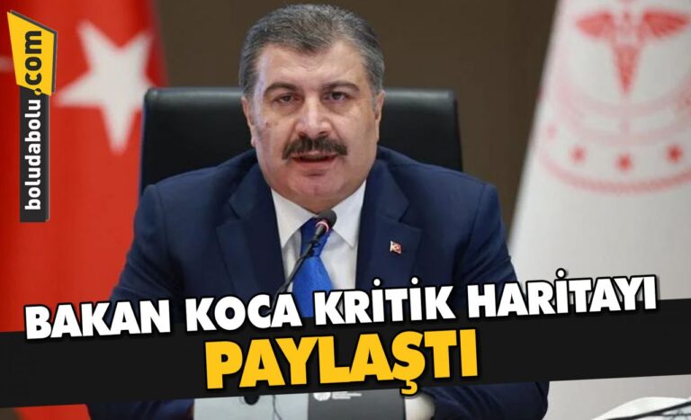 Bakan Koca, kritik haritayı paylaştı! İşte vaka sayısı en çok artan iller