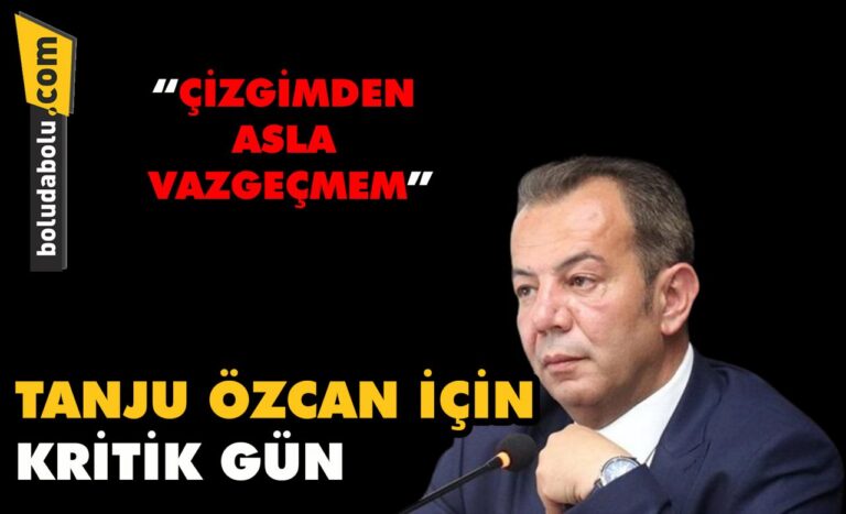 Tanju Özcan için kritik gün