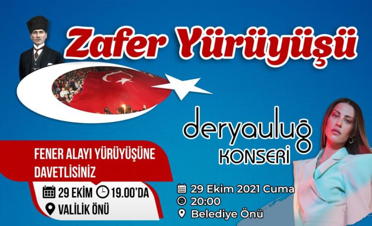 29 Ekim Cumhuriyet Bayramı coşkuyla kutlanacak