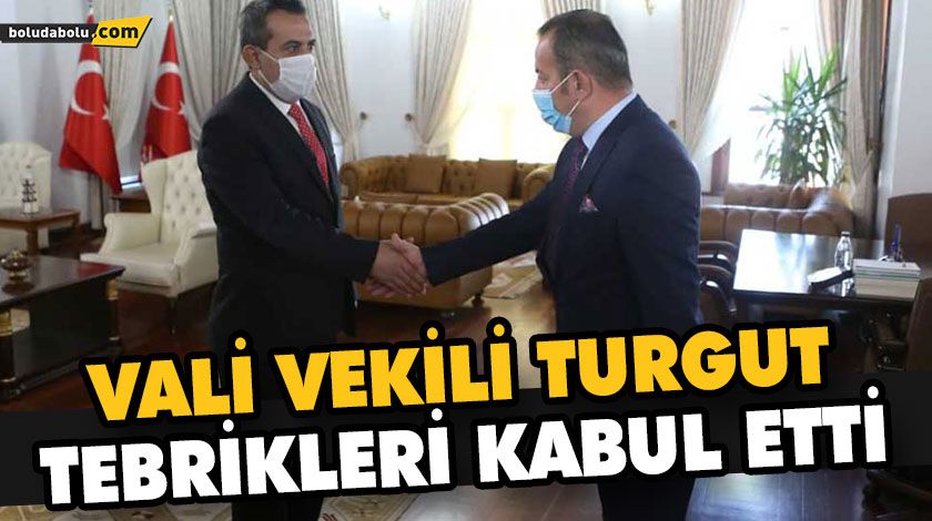 VALİ VEKİLİ İLHAN TURGUT TEBRİKLERİ KABUL ETTİ VALİ VEKİLİ İLHAN TURGUT TEBRİKLERİ KABUL ETTİ