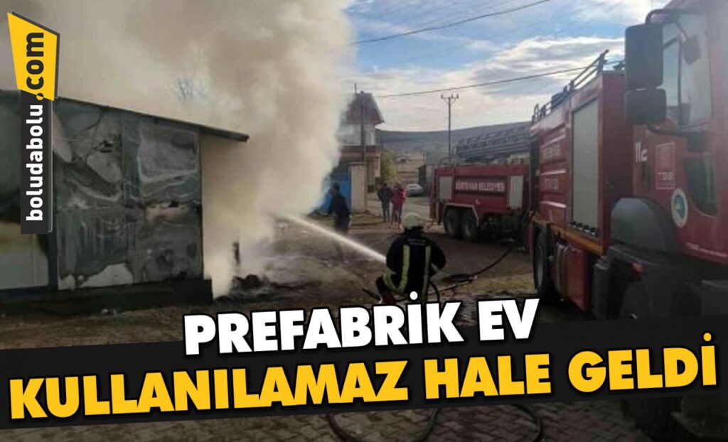 PREFABRİK EV KULLANILAMAZ HALE GELDİ PREFABRİK EV KULLANILAMAZ HALE GELDİ