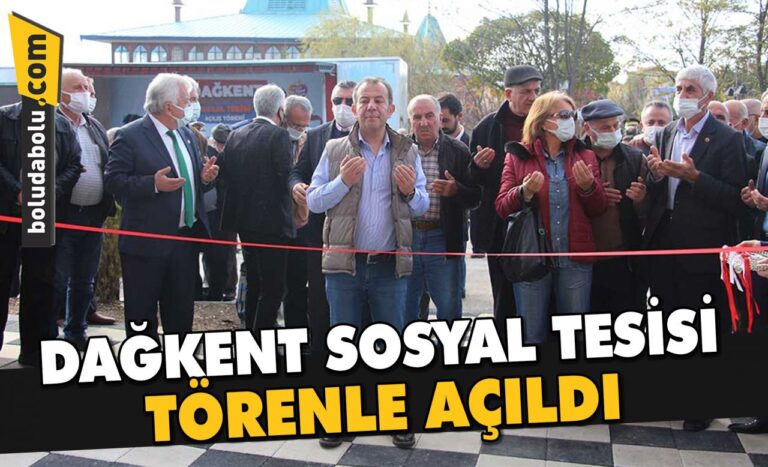 DAĞKENT SOSYAL TESİSİ TÖRENLE AÇILDI