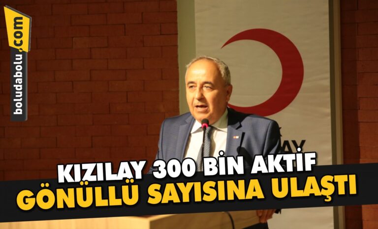 Kızılay 300 bin aktif gönüllü sayısına ulaştı