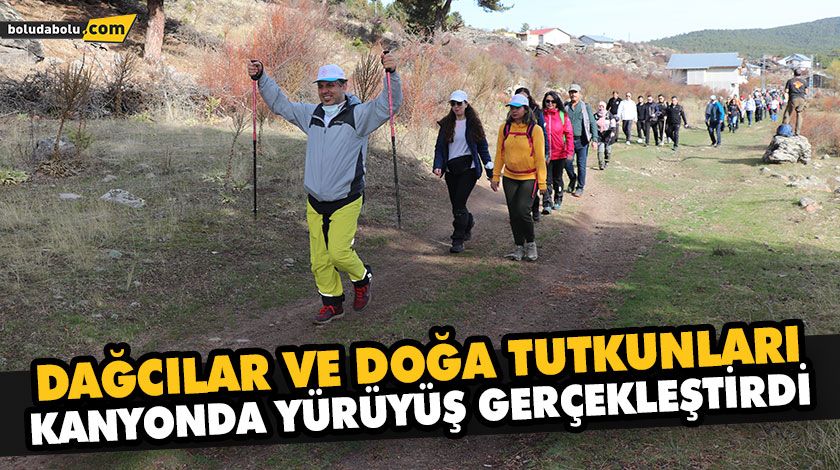 DAĞCILAR VE DOĞA TUTKUNLARI KANYONDA YÜRÜYÜŞ GERÇEKLEŞTİRDİ DAĞCILAR VE DOĞA TUTKUNLARI KANYONDA YÜRÜYÜŞ GERÇEKLEŞTİRDİ