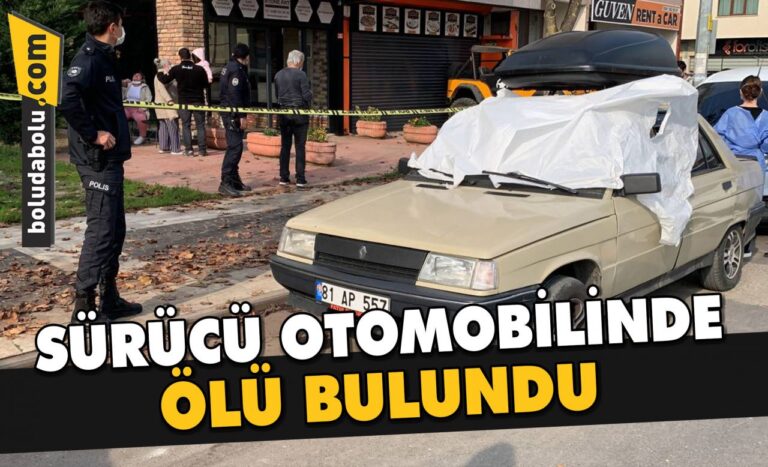 Düzce’de sürücü otomobilinde ölü bulundu