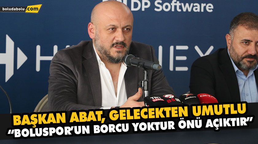 “BOLUSPOR BU ŞEHRİN BİR DEĞERİDİR” “BOLUSPOR BU ŞEHRİN BİR DEĞERİDİR”
