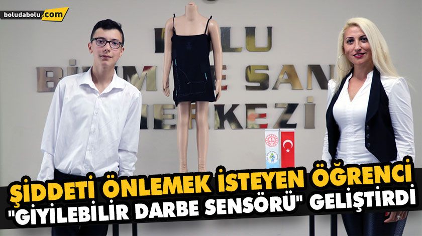 ŞİDDETİ ÖNLEMEK İSTEYEN ÖĞRENCİ “GİYİLEBİLİR DARBE SENSÖRÜ” GELİŞTİRDİ