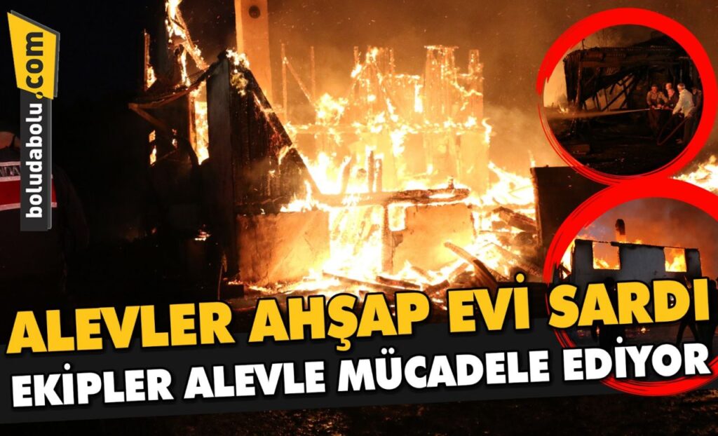 Bolu’da ahşap evde başlayan yangın söndürüldü Bolu’da ahşap evde başlayan yangın söndürüldü
