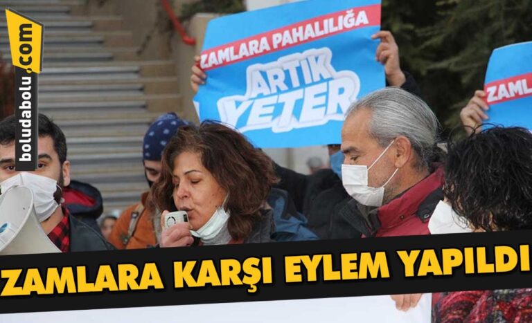 ZAMLARA KARŞI EYLEM YAPILDI