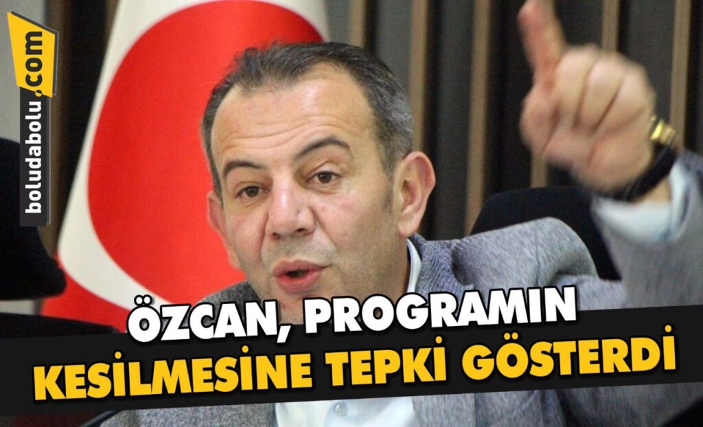 ÖZCAN, PROGRAMIN KESİLMESİNE TEPKİ GÖSTERDİ ÖZCAN, PROGRAMIN KESİLMESİNE TEPKİ GÖSTERDİ