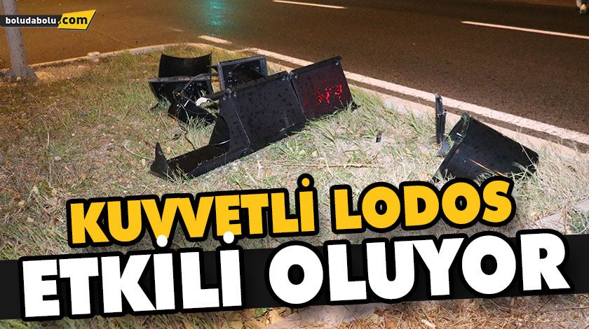 KUVVETLİ LODOS ETKİLİ OLUYOR KUVVETLİ LODOS ETKİLİ OLUYOR