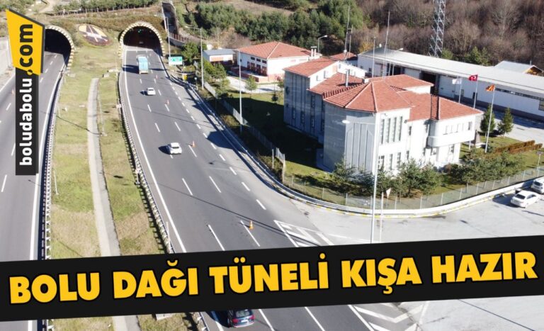 “İstanbul’un Anadolu’ya açılan kapısı” Bolu Dağı Tüneli kışa hazır