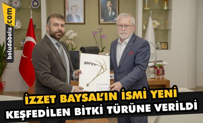 İzzet Baysal’ın ismi yeni keşfedilen bitki türüne verildi