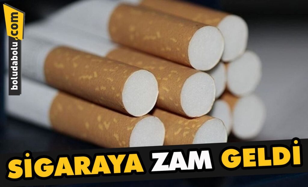 Sigaraya zam geldi Sigaraya zam geldi